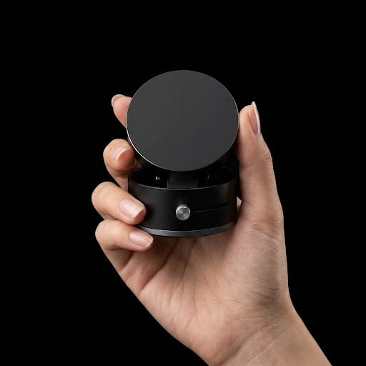 Magnetic Foldable Car Phone Holder – Strong Vacuum Suction Cup, 360° Rotation, Hands-Free Navigation Mount"