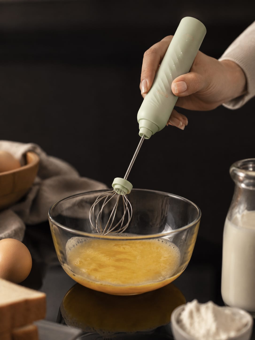 Whip Master™ USB Cream Beater – Handheld Electric Milk Frother & Egg Whisk