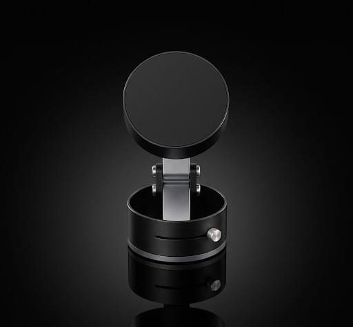 Magnetic Foldable Car Phone Holder – Strong Vacuum Suction Cup, 360° Rotation, Hands-Free Navigation Mount"
